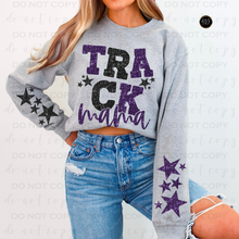 Load image into Gallery viewer, Track Mama Faux Sequin DTF Transfer