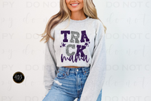 Load image into Gallery viewer, Track Mama Faux Sequin DTF Transfer