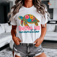 Load image into Gallery viewer, Trusting God Turtle DTF Transfer