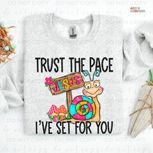 Load image into Gallery viewer, Trust The Pace DTF Transfer