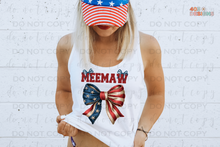 Load image into Gallery viewer, USA Bow Personalized DTF Transfer