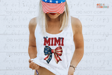 Load image into Gallery viewer, USA Bow Personalized DTF Transfer