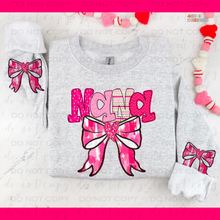Load image into Gallery viewer, Valentine's Bow Personalized DTF Transfer