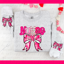 Load image into Gallery viewer, Valentine's Bow Personalized DTF Transfer