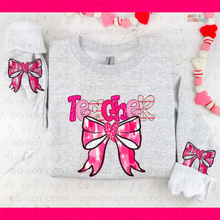 Load image into Gallery viewer, Valentine's Bow Personalized DTF Transfer