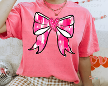 Load image into Gallery viewer, Valentine's Brushstroke Bow DTF Transfer