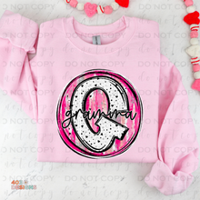 Load image into Gallery viewer, Valentine Circle Title DTF Transfer