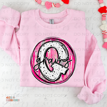 Load image into Gallery viewer, Valentine Circle Title DTF Transfer