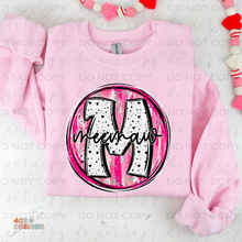 Load image into Gallery viewer, Valentine Circle Title DTF Transfer