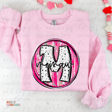 Load image into Gallery viewer, Valentine Circle Title DTF Transfer