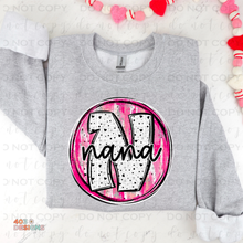 Load image into Gallery viewer, Valentine Circle Title DTF Transfer