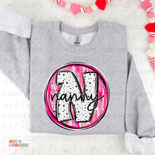 Load image into Gallery viewer, Valentine Circle Title DTF Transfer