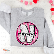 Load image into Gallery viewer, Valentine Circle Title DTF Transfer