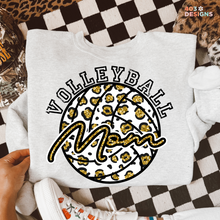 Load image into Gallery viewer, Volleyball Leopard Glitter DTF Transfer