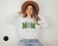 Load image into Gallery viewer, Volleyball Mom Faux Sequin DTF Transfer