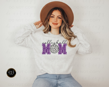 Load image into Gallery viewer, Volleyball Mom Faux Sequin DTF Transfer