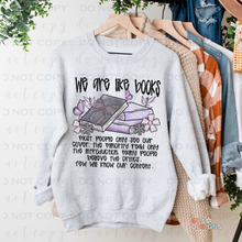 Load image into Gallery viewer, We Are Like Books DTF Transfer