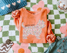 Load image into Gallery viewer, Floral Dog Mom DTF Transfer