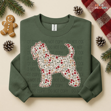 Load image into Gallery viewer, Plaid Floral Dog DTF Transfer