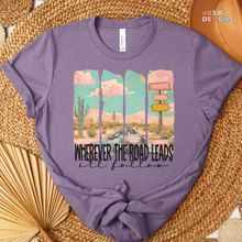 Load image into Gallery viewer, Wherever The Road Leads DTF Transfer