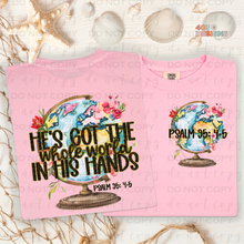 Load image into Gallery viewer, Whole World In His Hands Set DTF Transfer