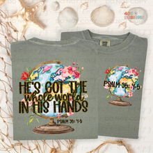 Load image into Gallery viewer, Whole World In His Hands Set DTF Transfer