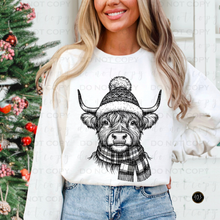 Load image into Gallery viewer, Winter Highland DTF Transfer