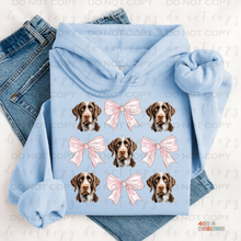 Load image into Gallery viewer, Coquette Dog Breed Sweatshirt
