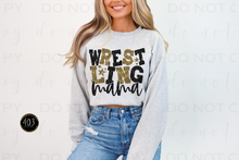 Load image into Gallery viewer, Wrestling Mom Faux Sequin DTF Transfer