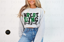 Load image into Gallery viewer, Wrestling Mom Faux Sequin DTF Transfer