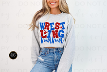 Load image into Gallery viewer, Wrestling Mom Faux Sequin DTF Transfer