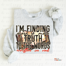 Load image into Gallery viewer, Written In Red DTF Transfer