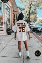 Load image into Gallery viewer, Custom Sports Name/Number DTF Transfer