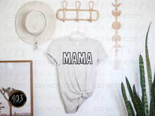 Load image into Gallery viewer, Mama Outline Embroidery DTF Transfer