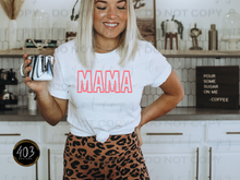 Load image into Gallery viewer, Mama Outline Embroidery DTF Transfer