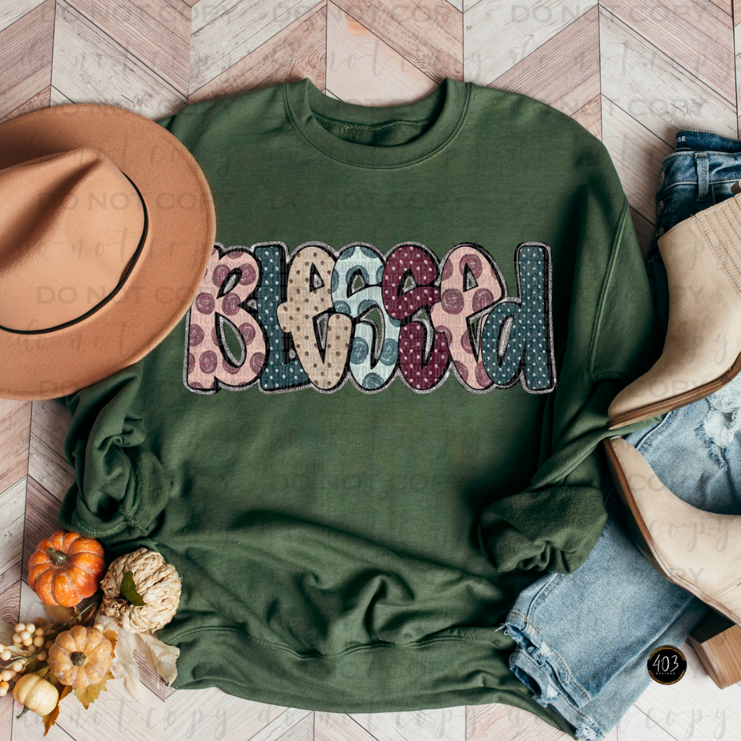 Blessed DTF Transfer