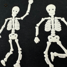 Load image into Gallery viewer, Dancing Skellies Glow Puff Screen Print Transfer
