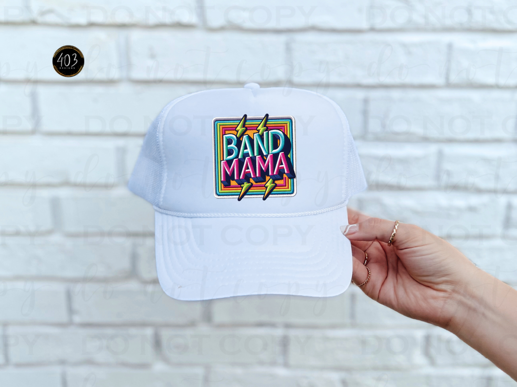 Band Mama Faux Embroidery DTF Transfer