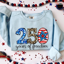 Load image into Gallery viewer, 250 Years Of Freedom DTF Transfer
