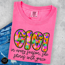 Load image into Gallery viewer, Personalized Shine With Grace DTF Transfer
