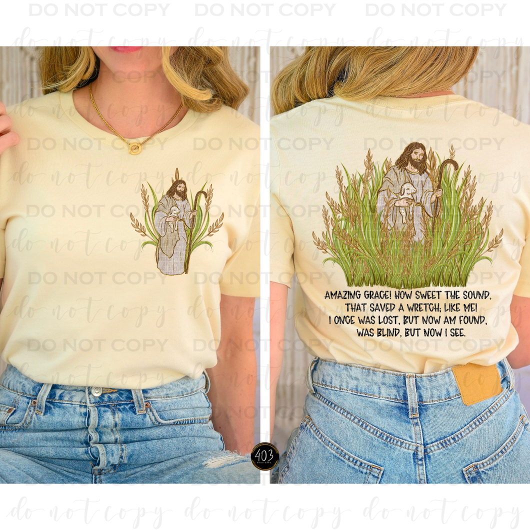 Amazing Grace Set DTF Transfer