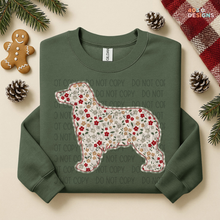 Load image into Gallery viewer, Plaid Floral Dog DTF Transfer
