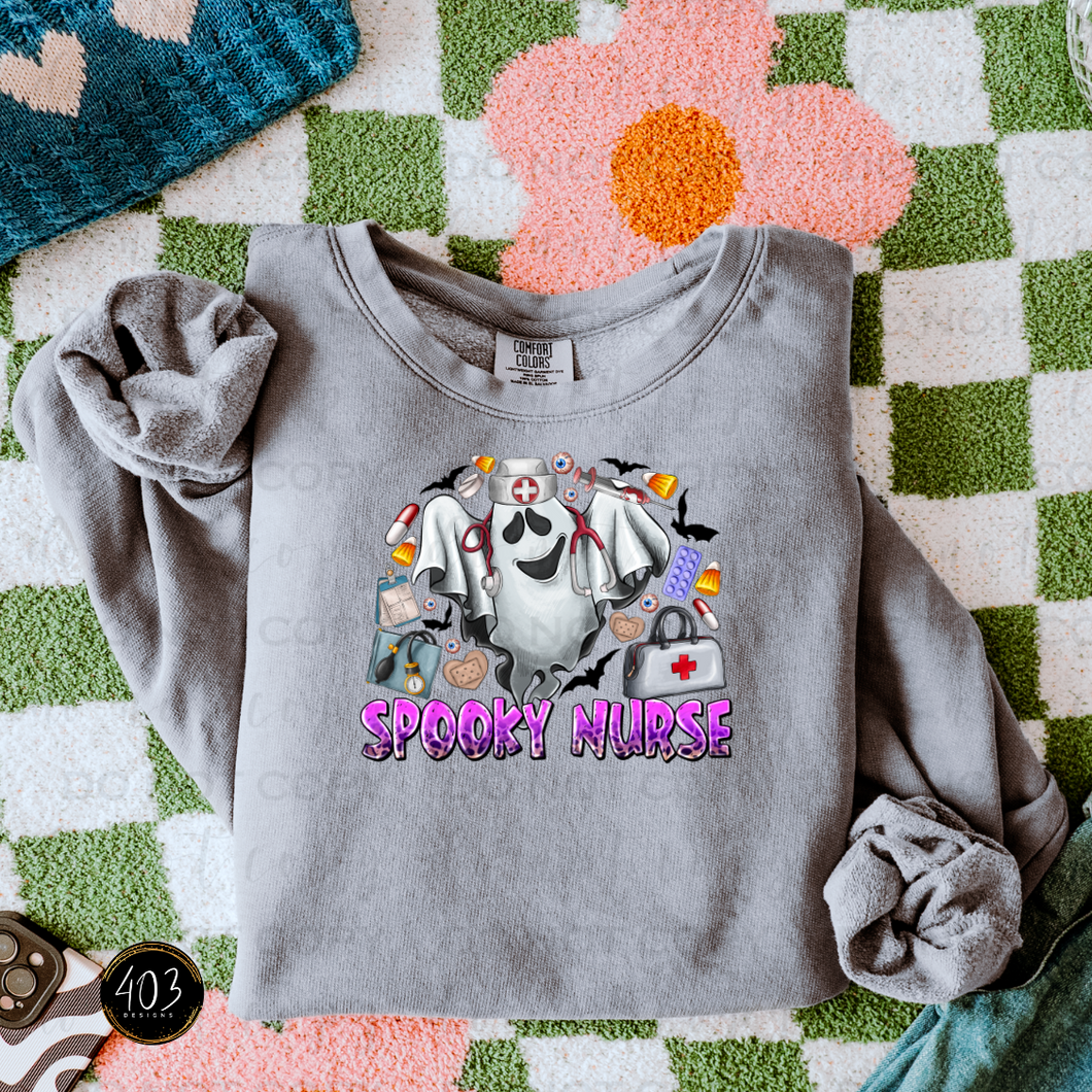 Spooky Nurse DTF Transfer