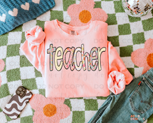 Load image into Gallery viewer, Spring Floral Personalized DTF Transfer
