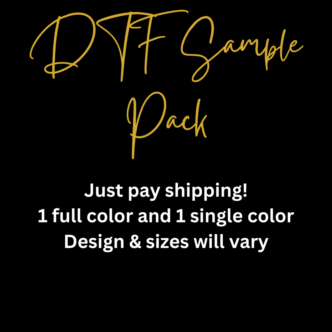 DTF Sample Pack (One Per Customer)