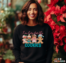 Load image into Gallery viewer, I&#39;m Just Here For The Cookies Completed Sweatshirt
