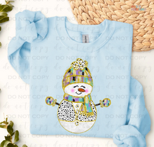 Load image into Gallery viewer, Coquette Snowman Completed Sweatshirt
