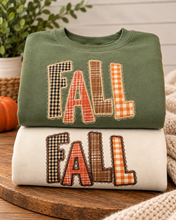 Load image into Gallery viewer, Fall applique embroidered sweatshirt
