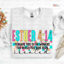 Load image into Gallery viewer, Esther 4:14 DTF Transfer
