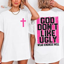 Load image into Gallery viewer, God Don't Like Ugly DTF Transfer Set
